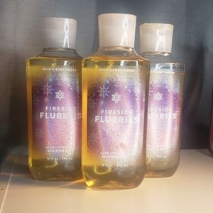 BBW FIRESIDE FLURRIES SHOWER GEL X3